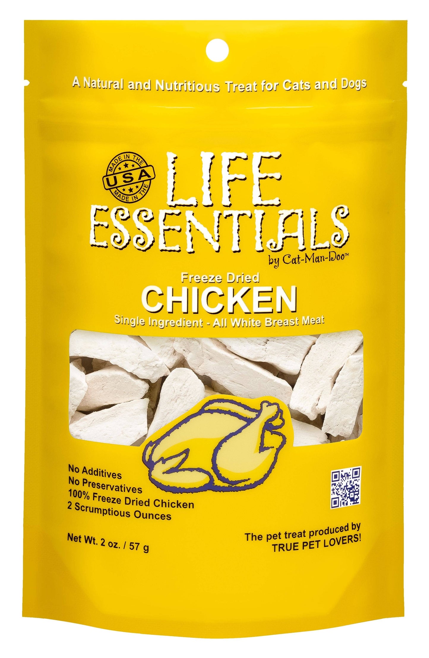 Cat-Man-Doo Freeze Dried Chicken Strips // 2oz