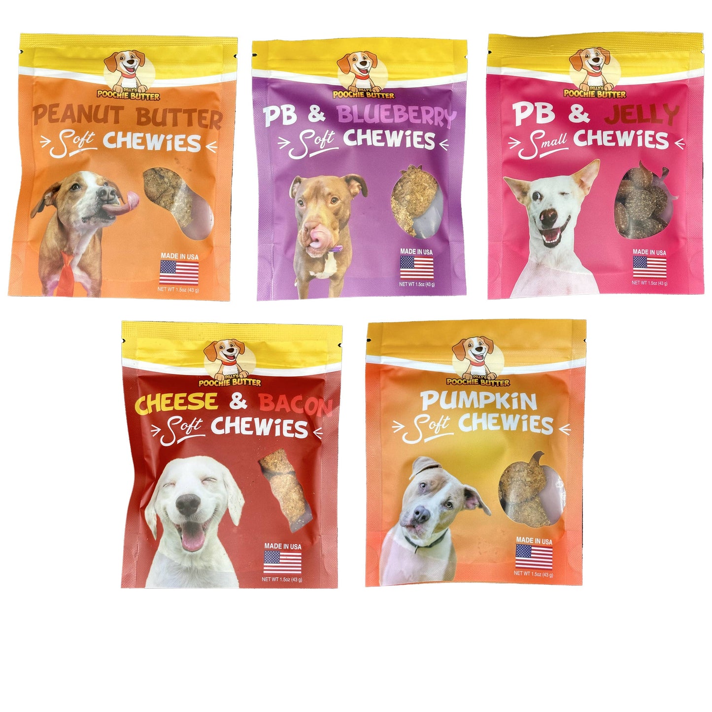 Baked Dog Treat Soft Chewie Collection // 1.5oz